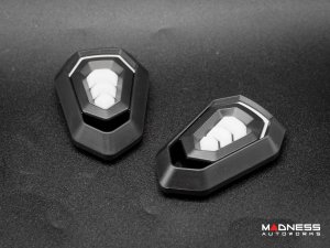 Jaguar F-TYPE Performance Exhaust System - MADNESS - 5.0L V8 - Dual Side Exit - Electronic Valve Design - Black Chrome Exhaust Tips